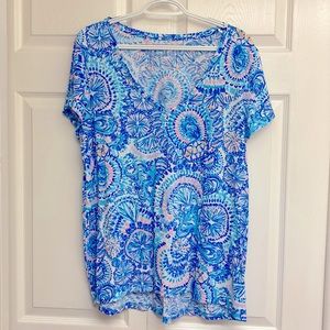 Lilly Pulitzer T shirt, under the sea theme